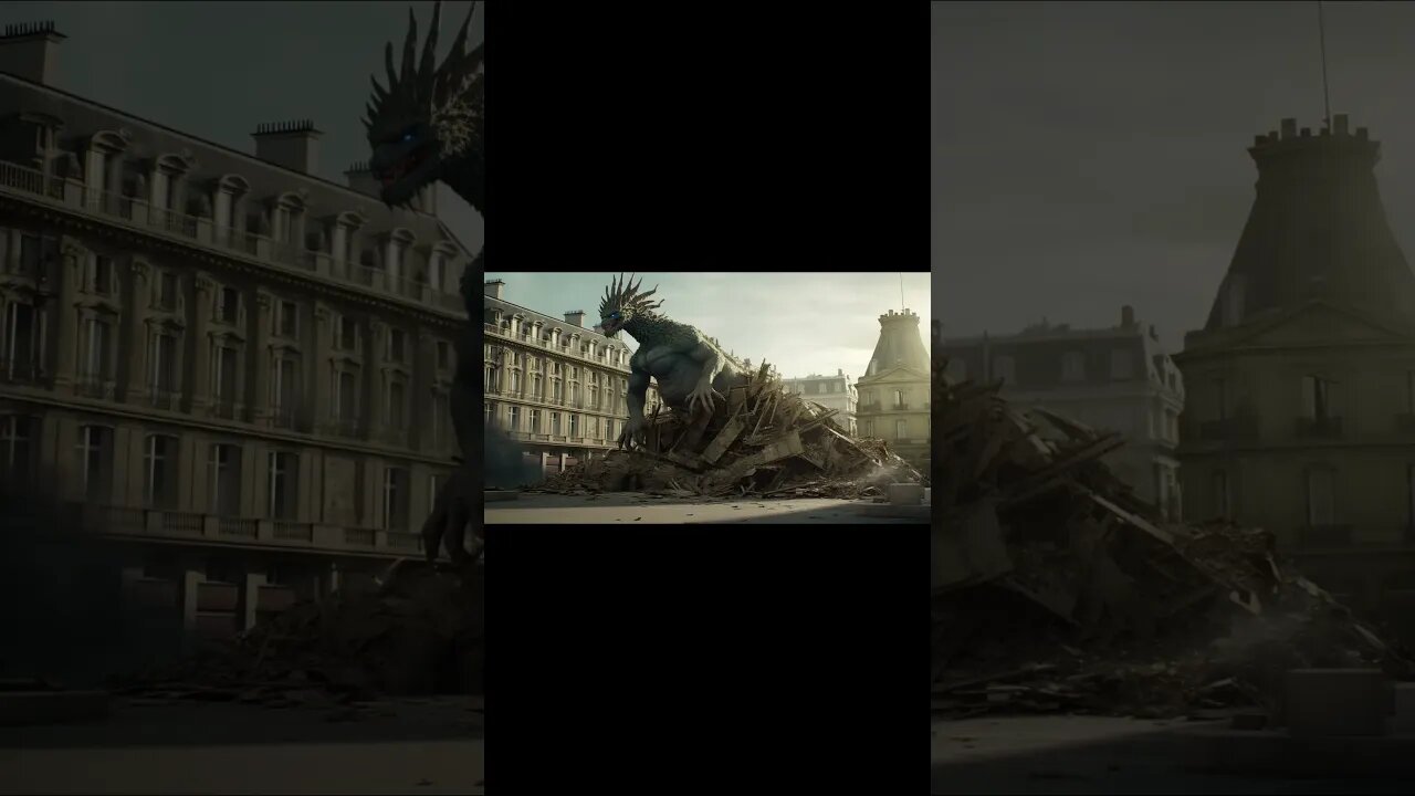Monsters Attack Paris Riots Part 1 (My Music, My Artwork) #shorts #midjourney #wonderai #metal
