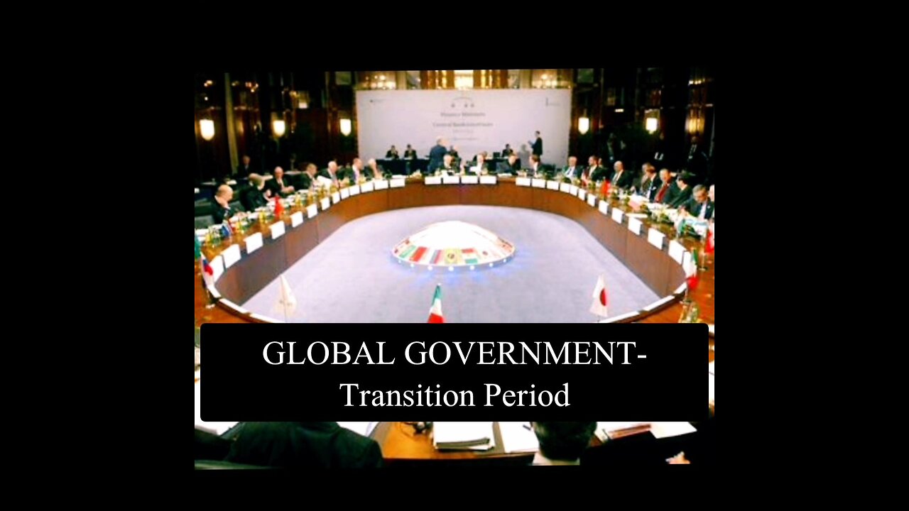 GLOBAL GOVERNMENT- God Is Above Them All