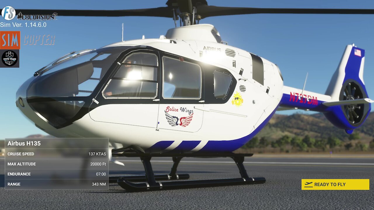Microsoft Flight Simulator FS Excursions: Updates H135 .83 & Neofly 3.0 goodness