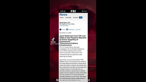 We are being hacked. I keep saying!