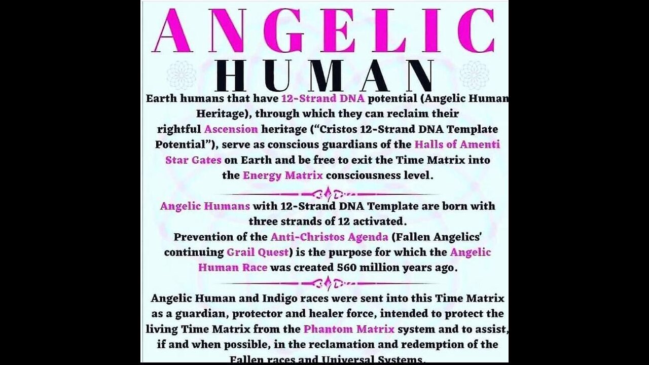 What Is Angelic Humans, Bee Vaccines, Satanism Viewer Desecration Is Advised!