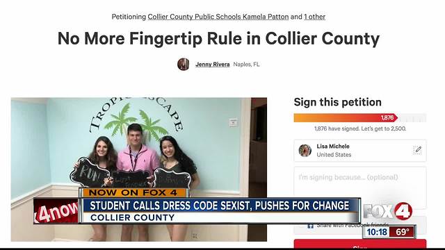 Student petitions Collier County Public Schools to loosen dress code