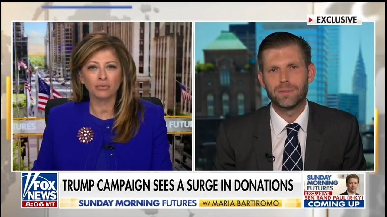 Eric Trump Reveals A STAGGERING Number Raised After Trump's Conviction