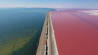 I magnifici colori dei laghi salati dello Utah