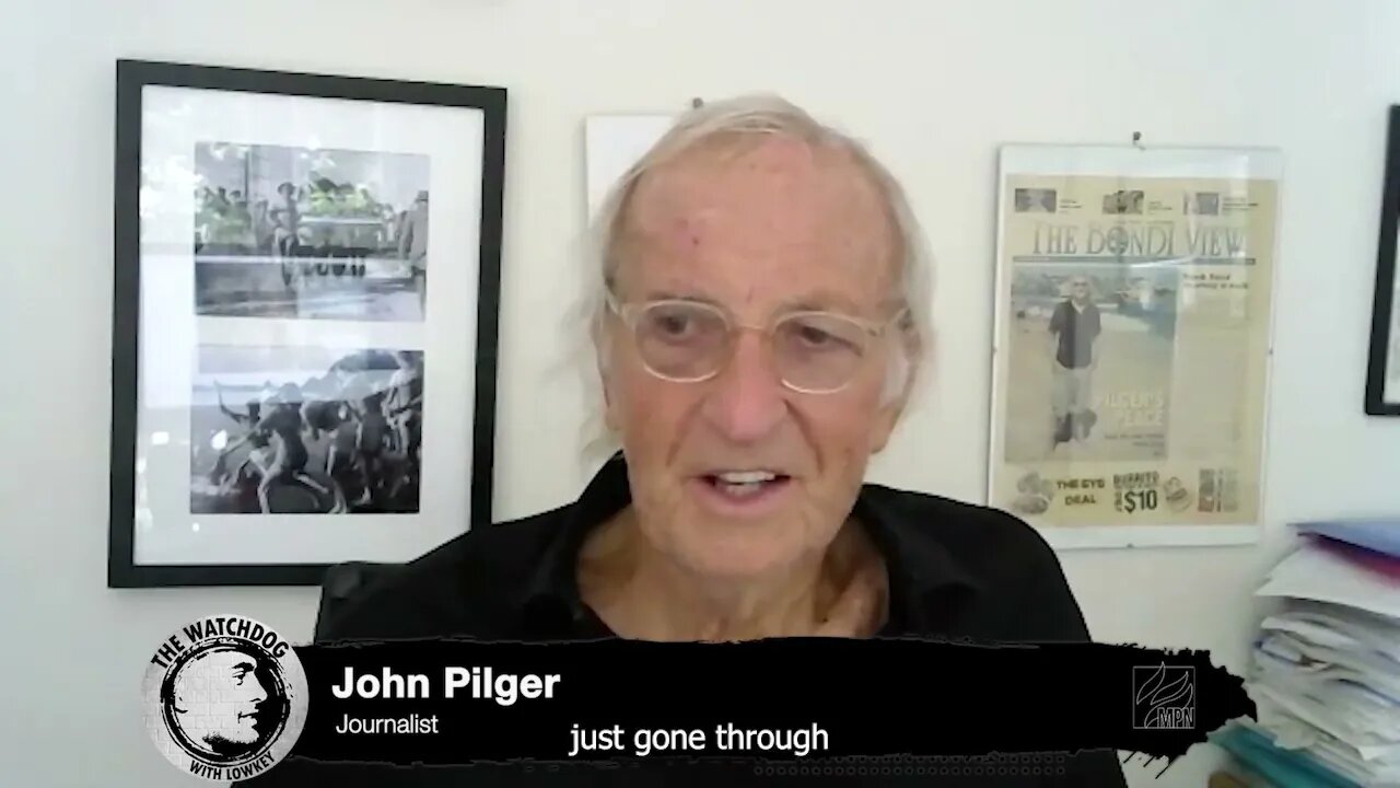 John Pilger Describes Mainstream Media Blacklist