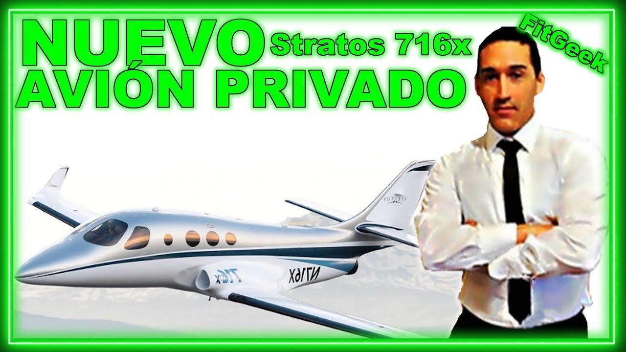 Jet Privado Stratos 716x, 716 x Español, Aviones Privados Jets ligeros