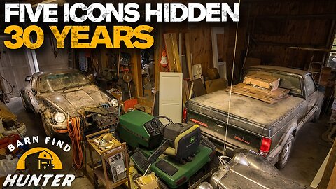 GMC Syclone, Porsche 930 Turbo, Lotus Indy Car & More - Hidden 30 Years | Barn Find Hunter