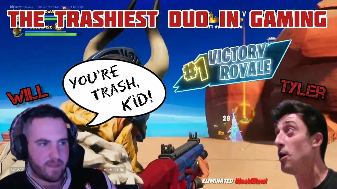 The Trashiest Duo In Gaming (Fortnite Battle Royale Gameplay)