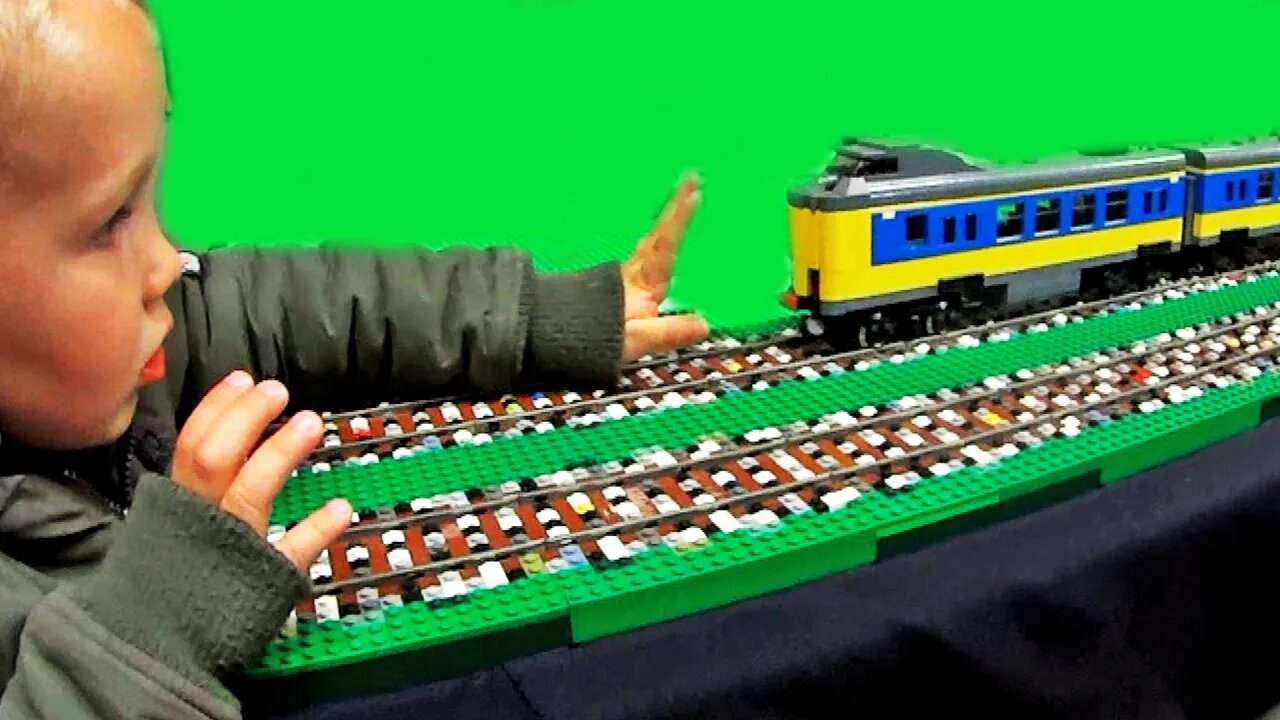 LEGO CITY with auto reverse lego train