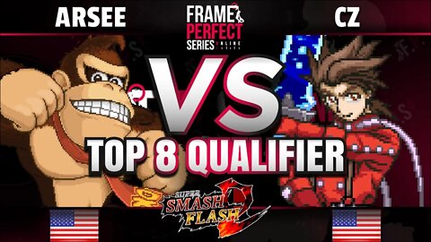 FPS6 Online - Arsee (Donkey Kong/Pikachu) vs. IC3 | CZ (Lloyd) - Super Smash Flash 2 Top 8 Qualifier