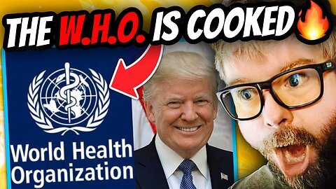 The World Health Organization is cooked..