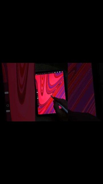 Daily Art nr.80🖌️ Red Storm 🌶️🌪️ #abstractart #procreate #pattern #artwork #shorts #ipadart #ipad #i