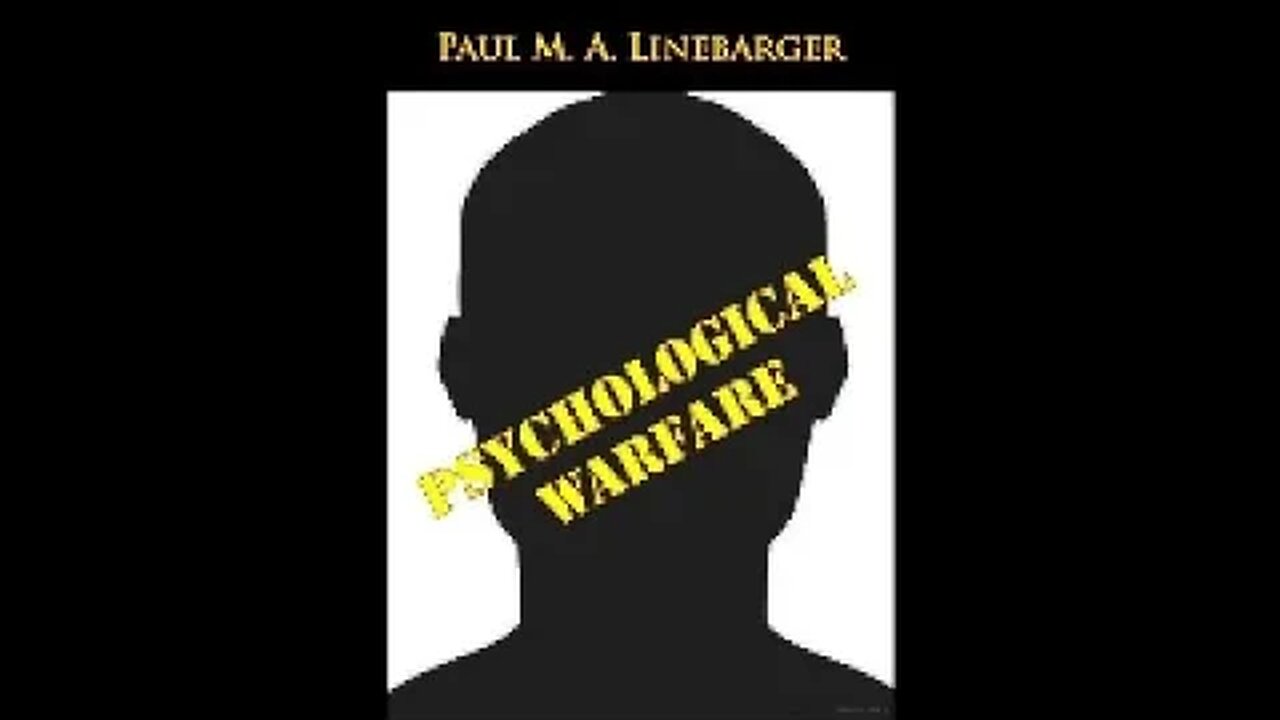 Psychological Warfare Paul M. A. Linebarger