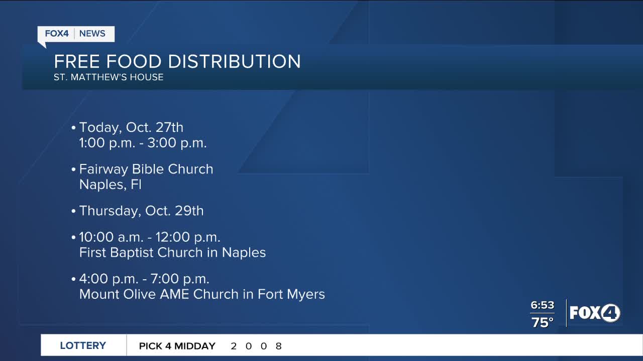 Food distribution in Southwest Florida