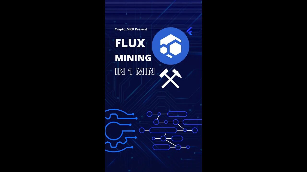 start mining flux in less than one minute⛏☢ #shorts