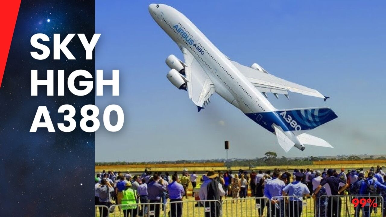 A380's Heart-Stopping Steep Takeoff Caught on Camera