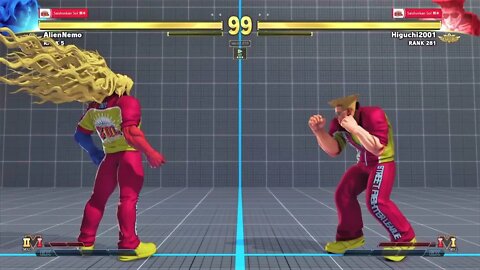 [SFV] Nemo (Gill) vs Higuchi (Guile) - Street Fighter V