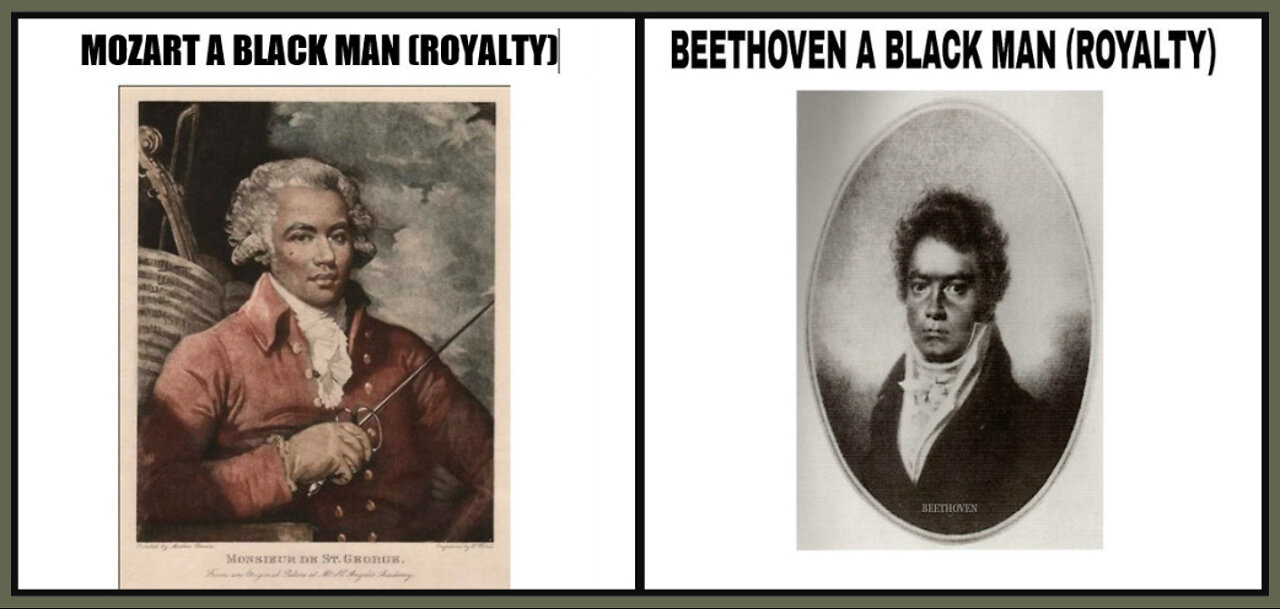 Ludwig van Beethoven & Wolfgang Amadeus Mozart WERE SO CALLED BLACK MEN FROM THE ROYAL HOUSE OF ISRAEL…THE ANGLO-SAXONS “ANGELIC SON’S OF ISAAC” WOOLY HAIR. (ICONOCLASM & CHANGING TIMES & SEASONS)🕎1 Maccabees 3:48 KJV