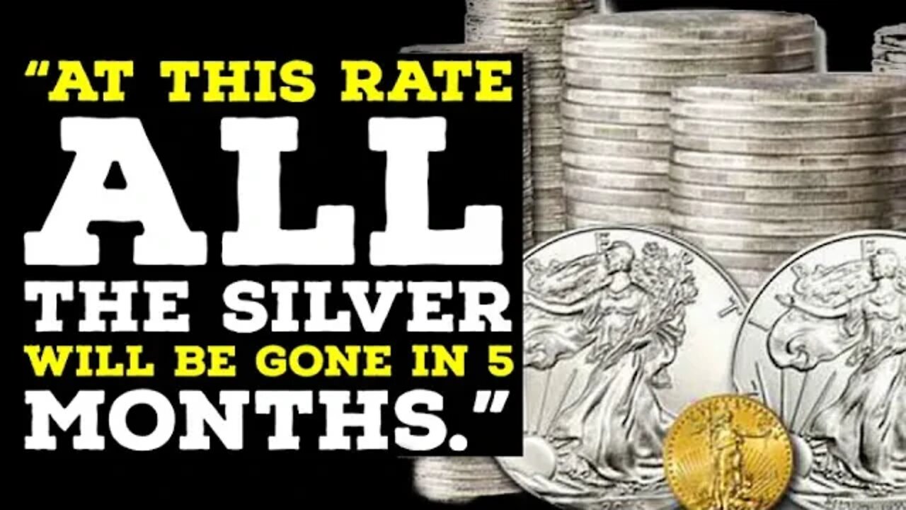 “At This Rate - The Silver Metal Will Be Gone in 5 Months (From the COMEX).” - Peter Schiff.