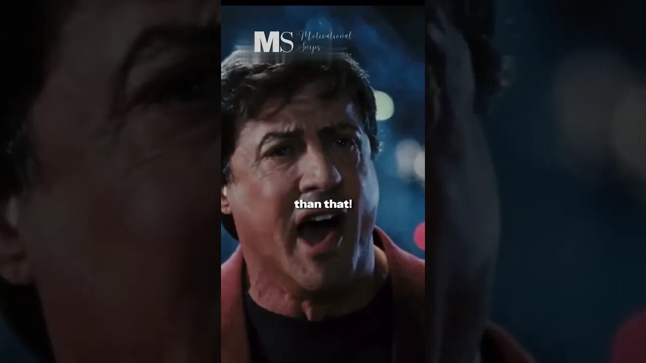 Sylvester Stallone motivational speech from Rocky Balboa (2006)