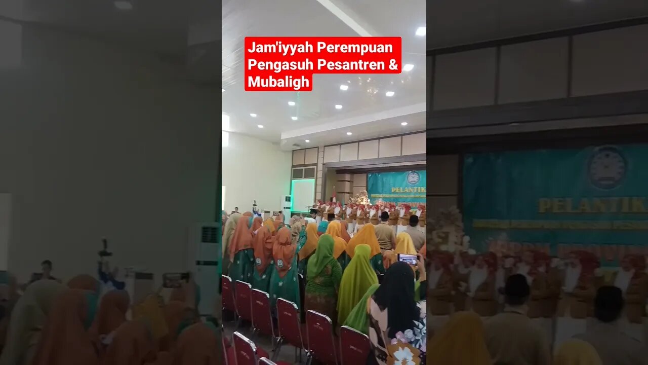 pelantikan #jam'iyyah perempuan pengasuh pesantren & #mubaligh