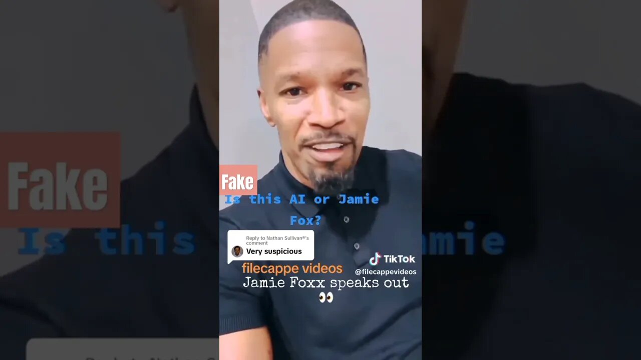 Fake video produced by AI of Jamie Fox has everyone fooled.