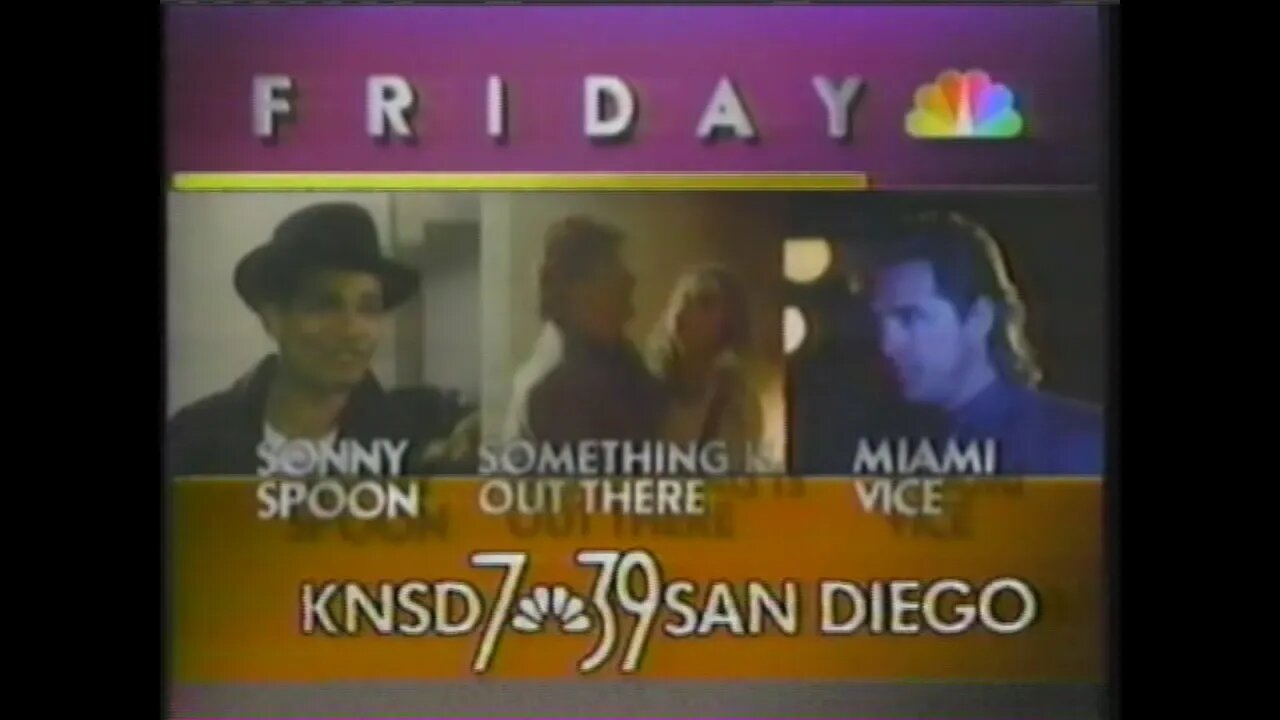 KNSD commercial break (November 2, 1988) Part 1