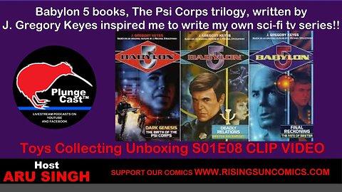 PlungeCast™ S02E08 Clip: Babylon 5 books on Alfred Bester inspired me to write tv series/comic