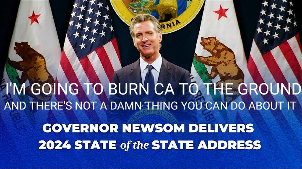 Gov. Newsom State of the State Address. One of the Biggest Crocks of BS I Ever Heard...6-25-2024