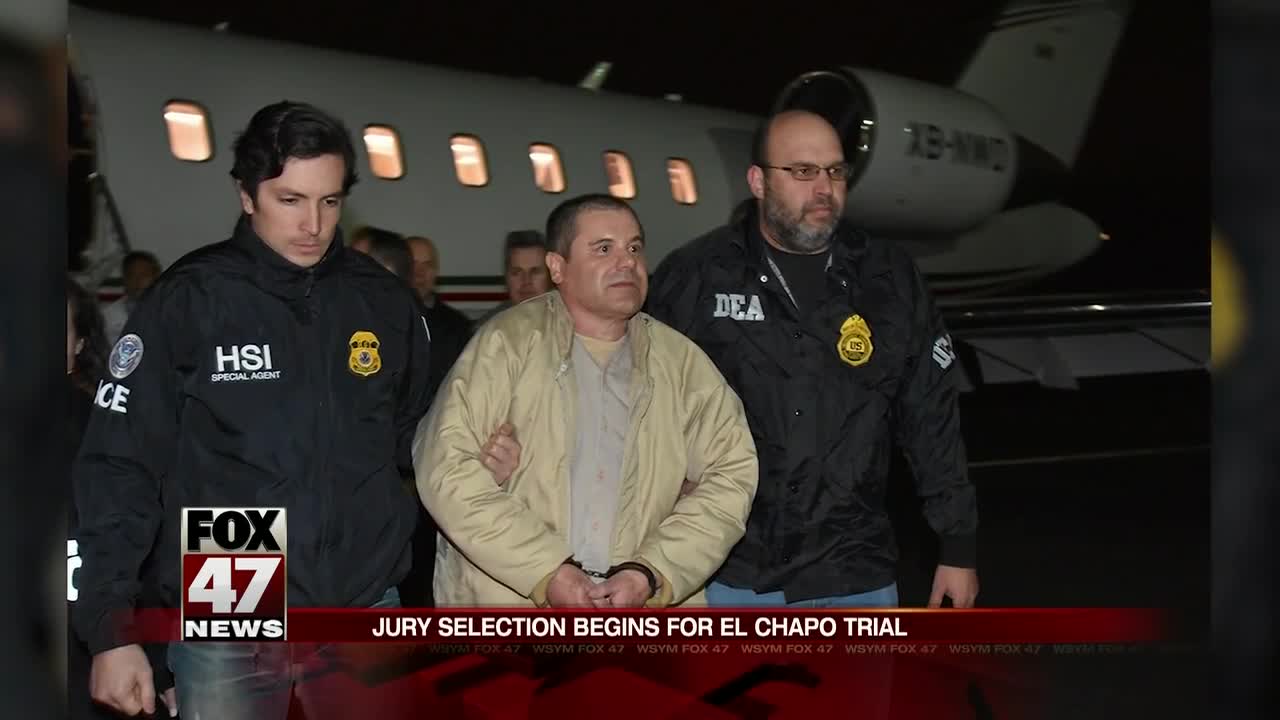 Jury selection begins today in the long-awaited trial of 'El Chapo' Guzman