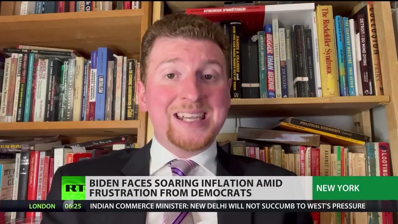 Inflation rises, Biden's popularity sinks