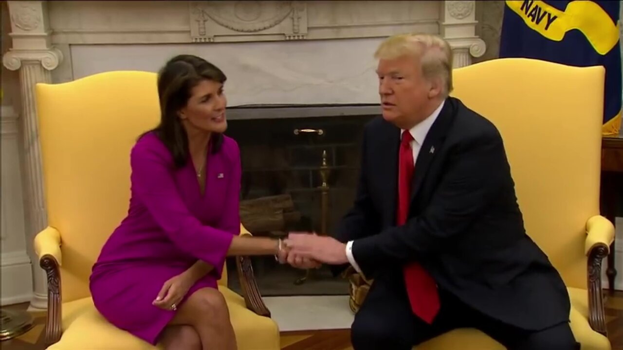 Donald Trump on Nikki Haley - then and now - from ambassador to "not presidential timber"