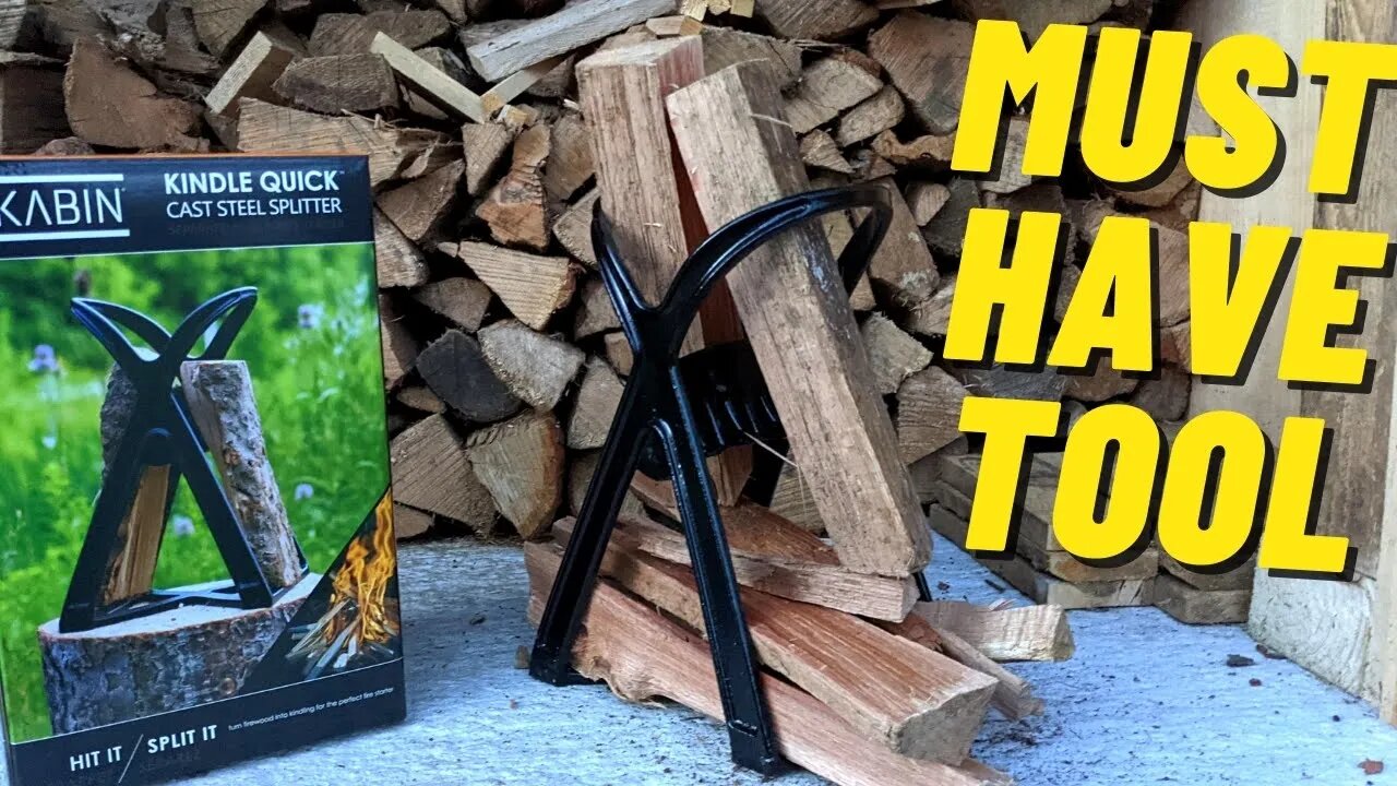 Fast & Easy Kindling Splitter | KABIN Kindle Quick Log Splitter - Manual Splitting Tool Review