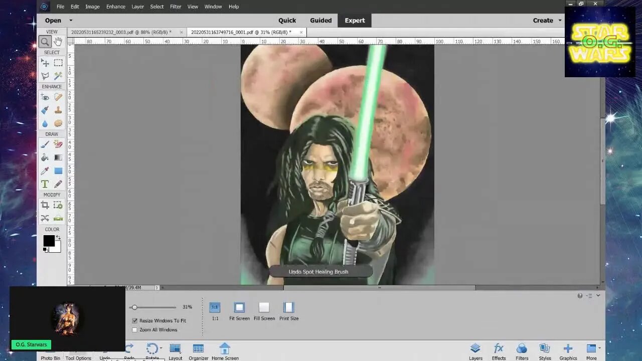 Let's Chat while I Edit Vos & Yoda Art