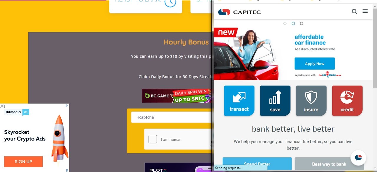 How To Earn Free ZAR TOKENS Cryptocurrency At BTC Bunch Every Hour Withdraw Via Capitec SA