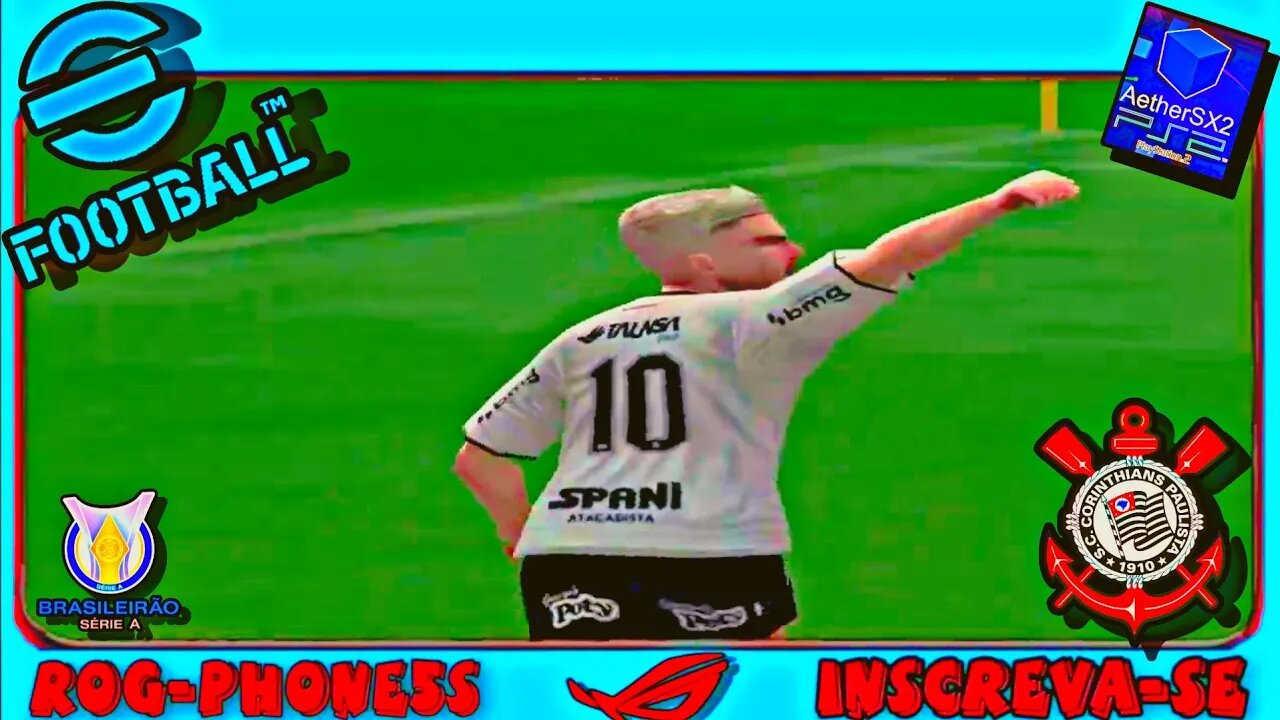 EFOOTBALL 2023 - AetherSX2 Emulator de PlayStation 2 para Android - Brasileirão 2023 Corinthians