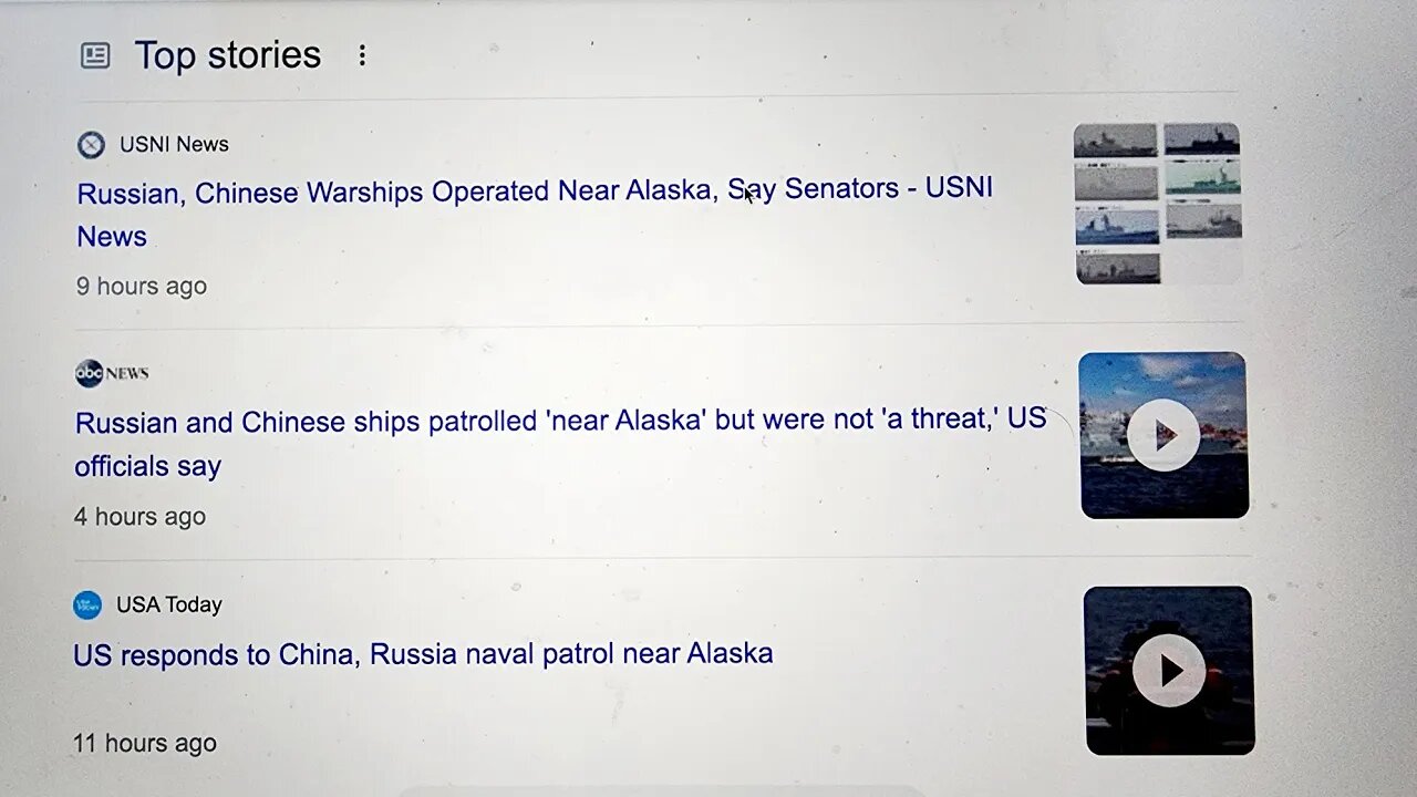 Russian & Chinese Warships Operated Near Alaska & US Navy Responds