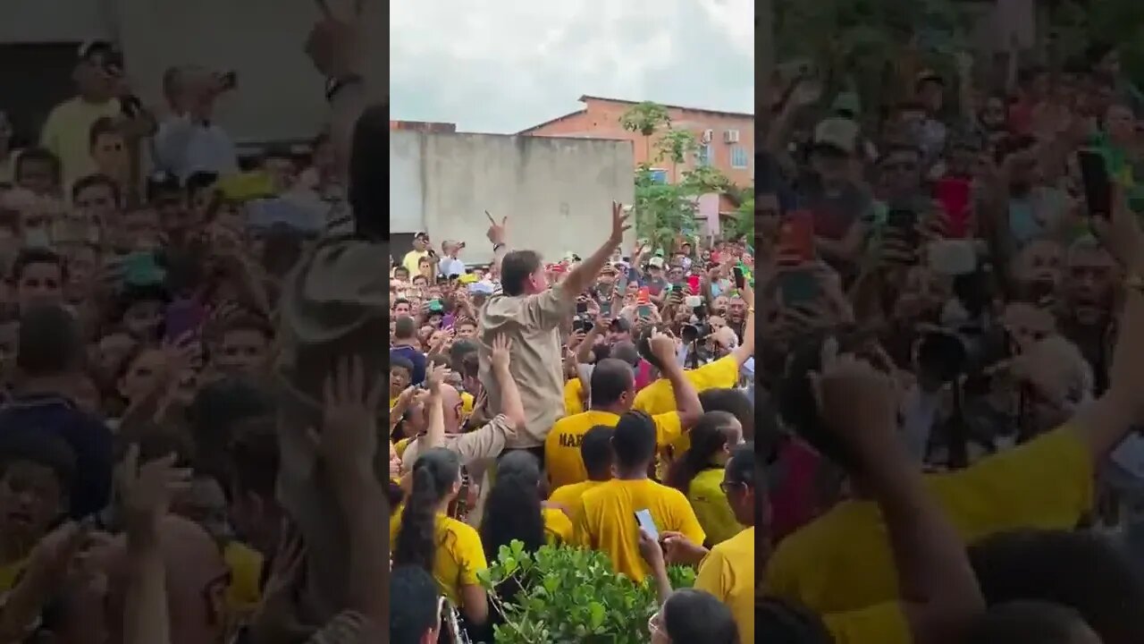 Bolsonaro hoje em São Geraldo do Araguaia/PAo.