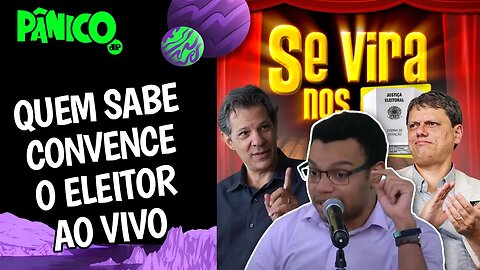 HADDAD E TARCÍSIO VÃO SAMBAR NO SE VIRA NOS 30 ELEITORAL FORA DAS PESQUISAS? Fernando Holiday avalia