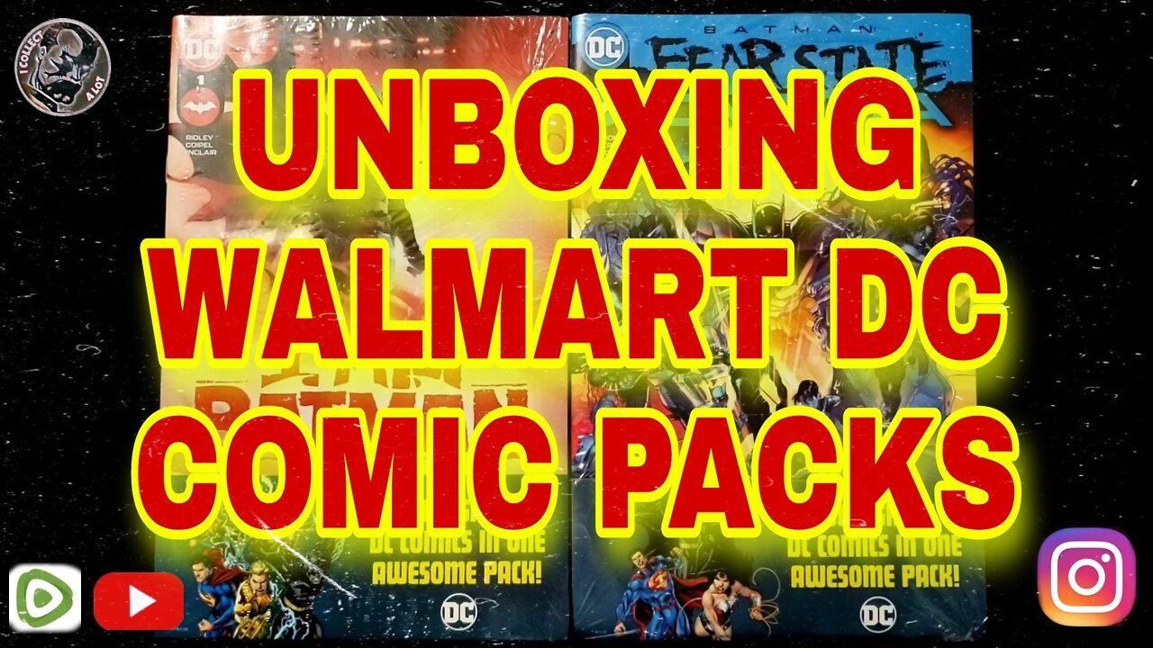 UNBOXING A Surprise From Walmart DC Comic Packs