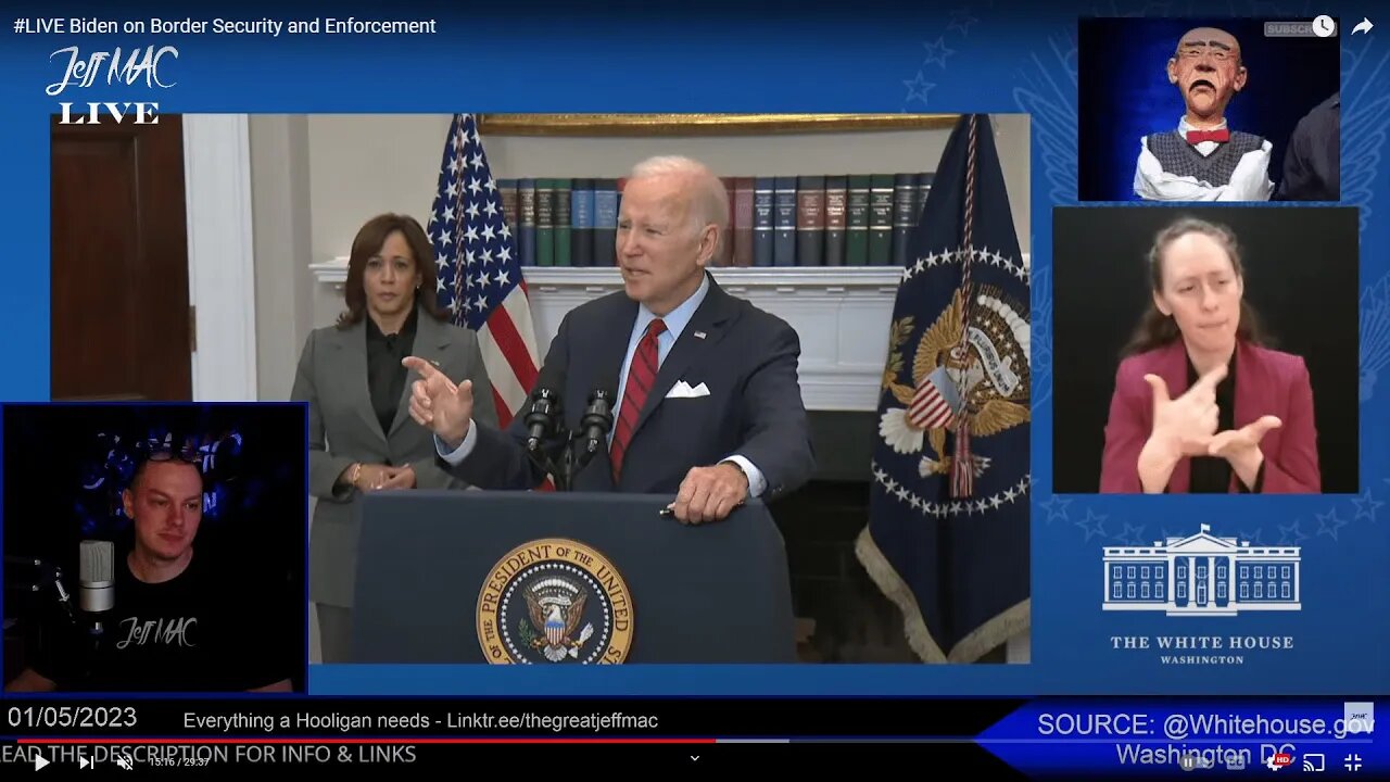 #LIVE Biden on Border Security and Enforcement