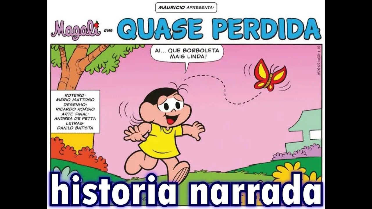 Magali em-Quase perdida | Gibis do Rapha