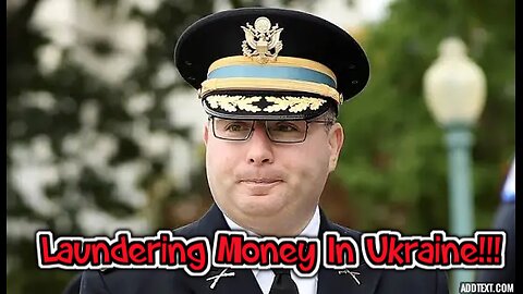 ALEXANDER VINDMAN IS LAUNDERING MONEY IN UKRAINE... TREASON!!!