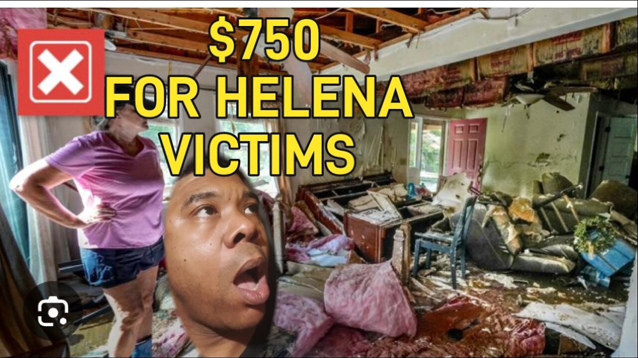 Is $750 Enough for VICTIMS of HURRICANE HELENA?