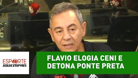 Flavio elogia Ceni e detona Ponte Preta após 5 a 2: "foi ridícula"