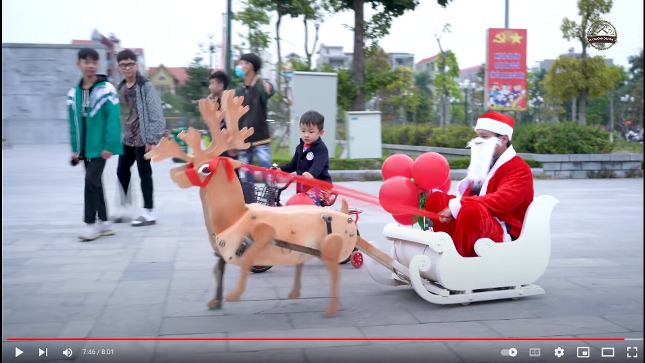 Make Reindeer And Sleigh From Pallets For Christmas