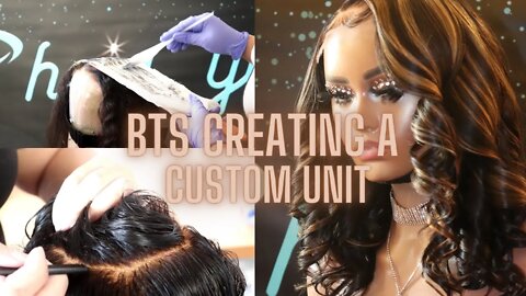 CREATING A CUSTOM UNIT| BTS BLEACHING KNOTS+HIGHLIGHTING+STYLING| I HAIR YOU 2023