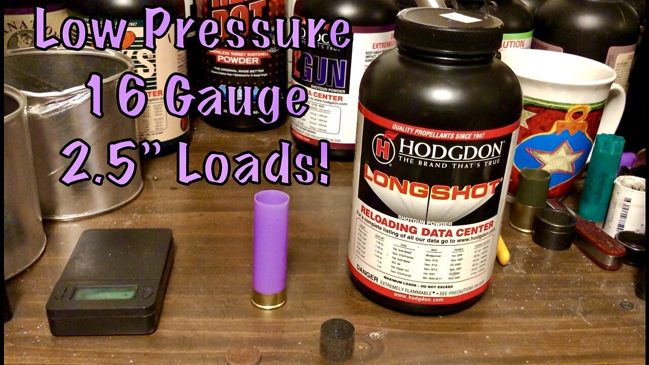 16 Gauge 2.5” Low Pressure “Old School” Style Loads