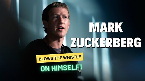 Mark Zuckerberg Whistle Blows On Himself 08/27/2024