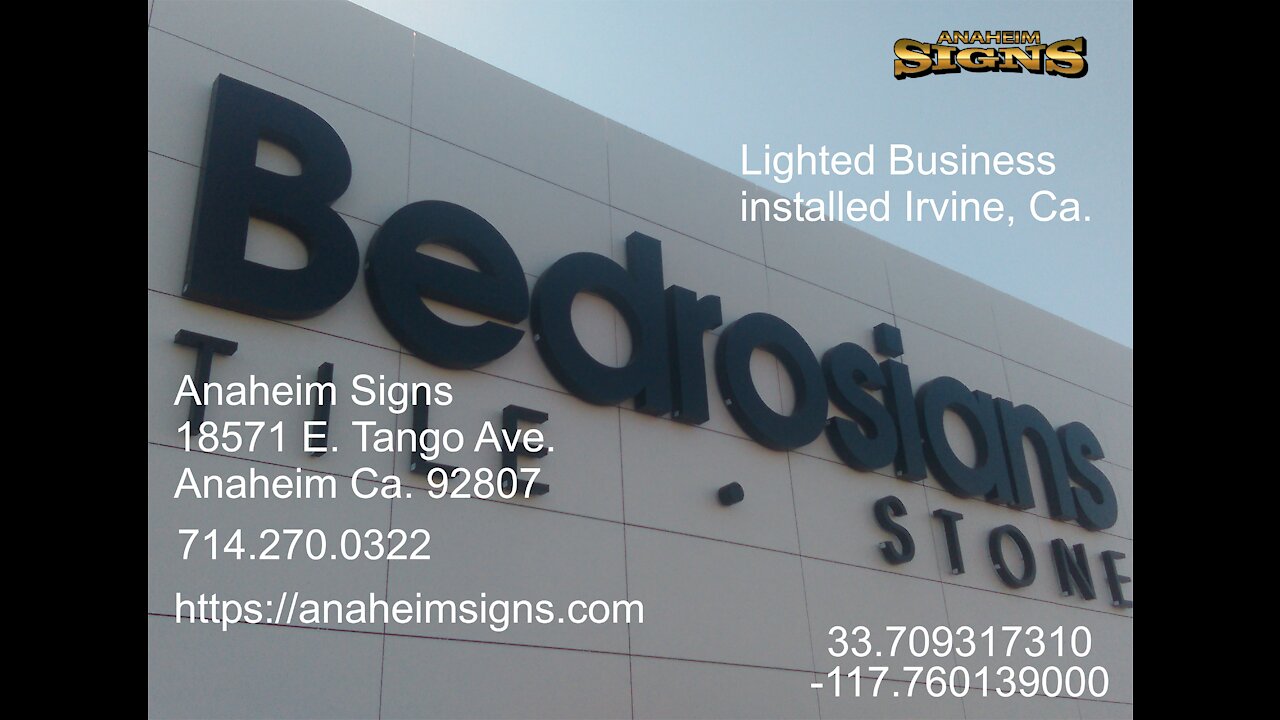 Sign Company Orange county